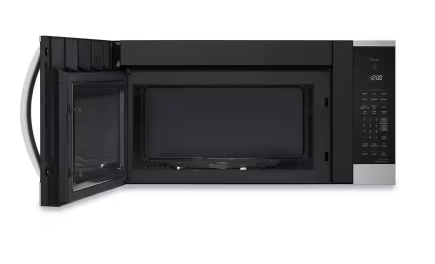 LG 1.8 cu. ft. 30 in. W Smart Over the Range Microwave Oven with EasyClean in PrintProof Stainless Steel 1000-Watt